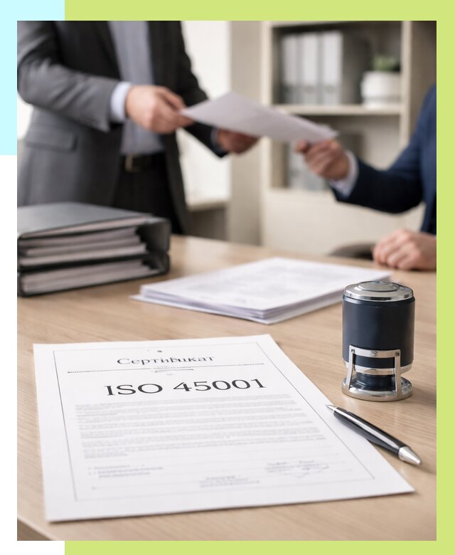 Сертификат ISO 45001 в Вичуге под ключ от 45716 р. | Сертэкс